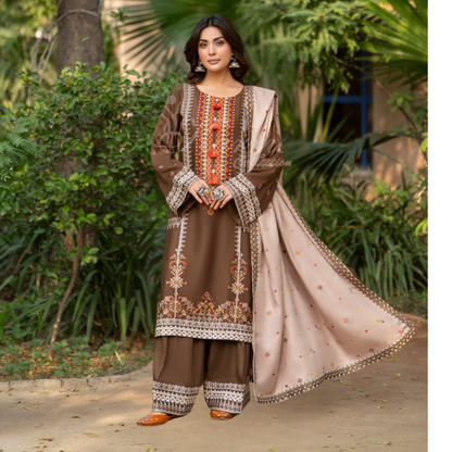 "Nigar" Kotrai Edition Luxury Embroidered 3 Piece by Karma Collection