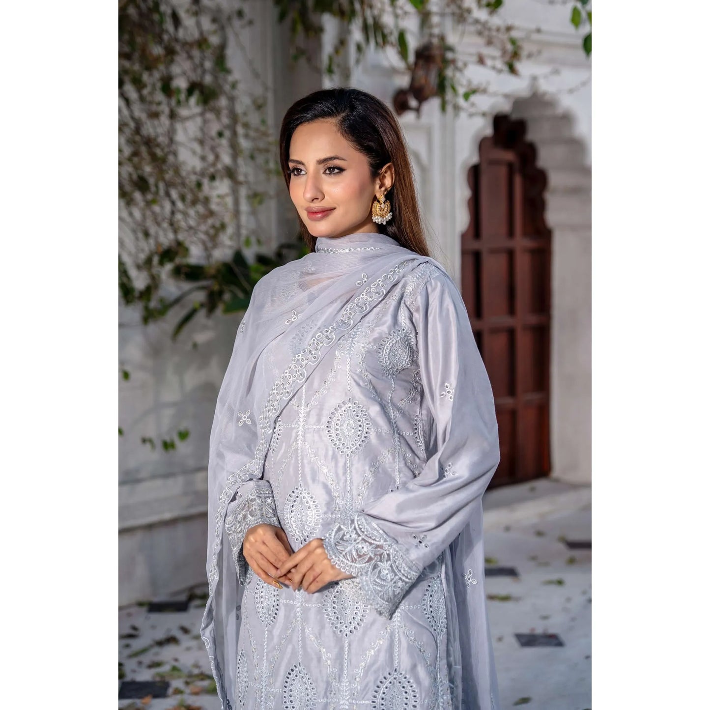 UMRZ-54 "Image Kari" Linen Festive Mother & Daughter Collection by Rangz
