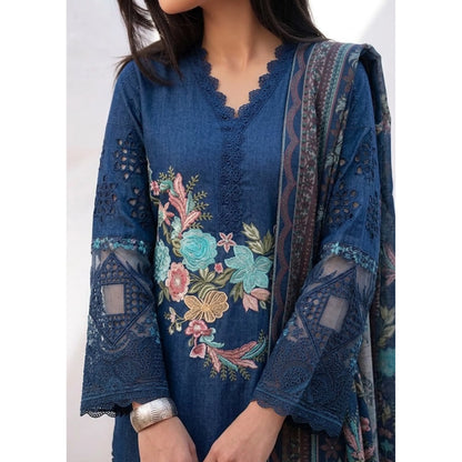 UA-186 Embroidered Cotton 3-Piece Collection | Ready to Wear Asian clothes