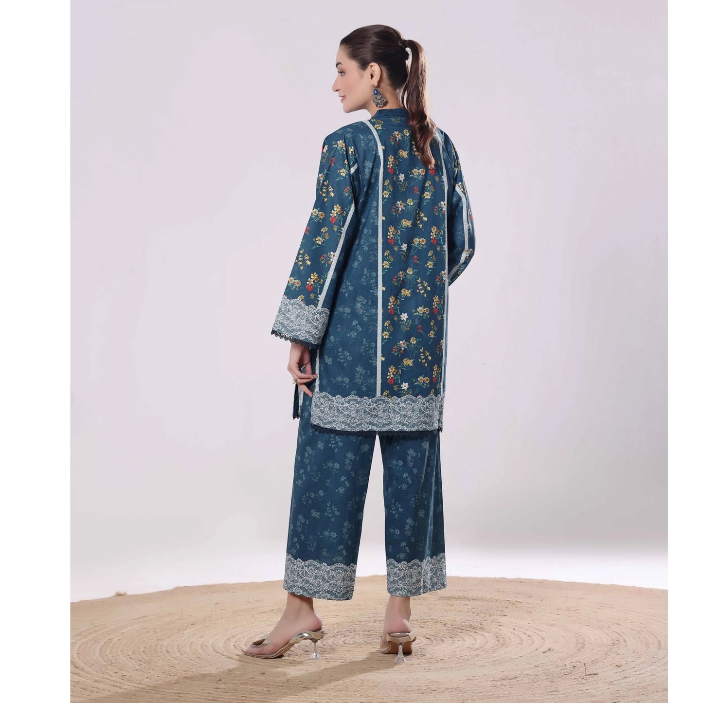 USN-18 Daily Pret Vol'8 Printed Lawn Co-Ords Set by Saphron