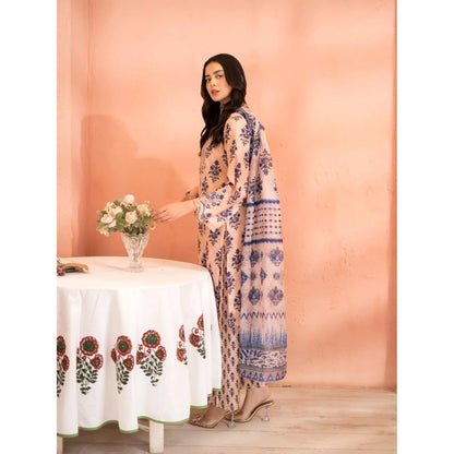 RA-37 Embroidered Printed Lawn Dress with Printed Cotton Silk Dupatta | Women's 3 Piece Summer Suit