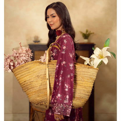 UGL-01 Printed Lawn Kaftan 2 Piece Set by Guzel