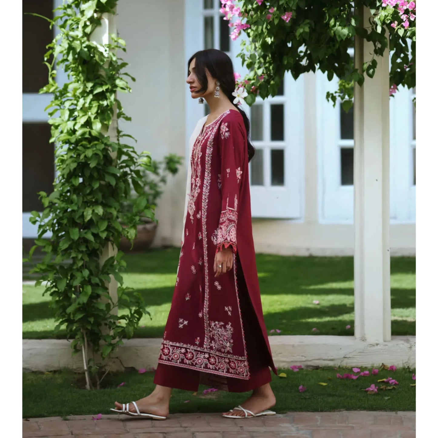UCA-49 "Breath" Embroidered Cotton Lawn Collection | Casuallite