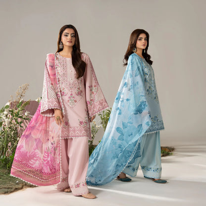 KC-1580 "AYRA" Embroidered Cambric Cotton Collection by Karma Collection