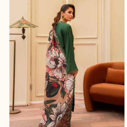 3 Pc Ready to Wear Embroidered Collection | Karma Collection | UMKC01001
