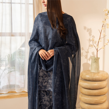 UCA-25 "Janaan" Viscose Silk 3 Pc Collection by Casuallite