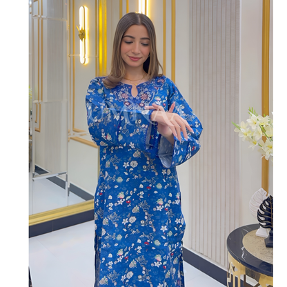 UA-36 Printed Embroidered Khaddar 3 Pc Dress | Ready to wear | UMNAA
