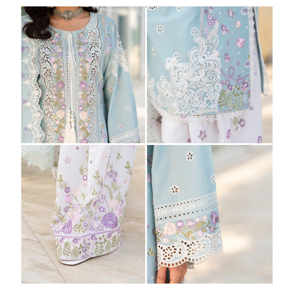 KC-1486 Chikenkari Luxury Cotton farshi Shalwar Collection | Ready to Wear | Karma Collection