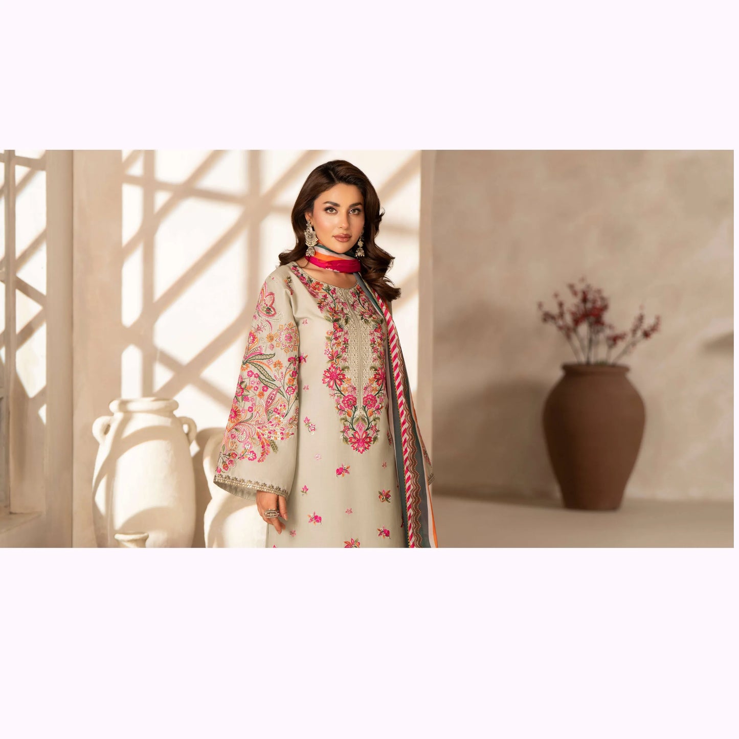 KC-1562 "Ferisha" Embroidered Festive Collection by Karma Collection