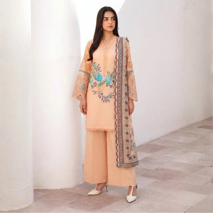 UA-186 Embroidered Cotton 3-Piece Collection | Ready to Wear Asian clothes