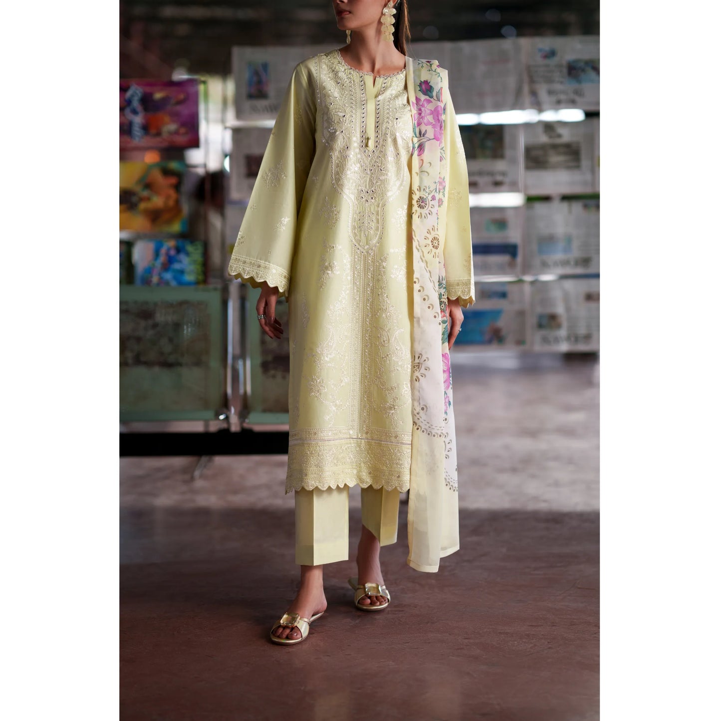 UCA-40 Summer Travels Embroidered Cotton Collection by Casuallite | Ready to Wear Pakistani Asian clothes