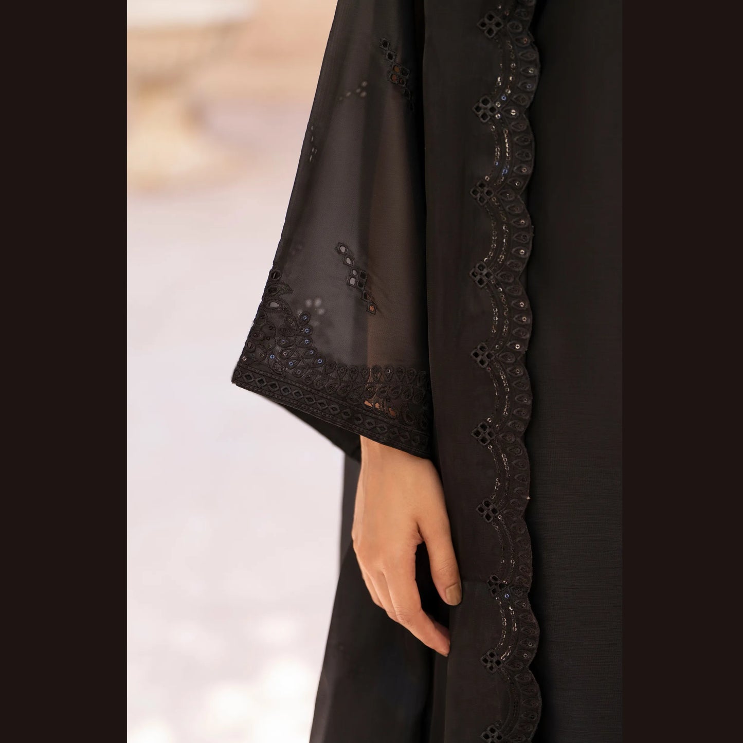 RA-36 Embroidered Sheesha Silk 3 Piece Suit | Premium Embroidered Silk Dress with Dupatta | Women's Party & Festive Wear