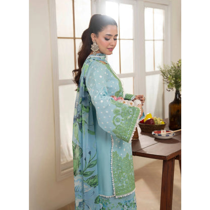 "Flora" Embroidered Lawn 3 Pc Collection | Karma Collection