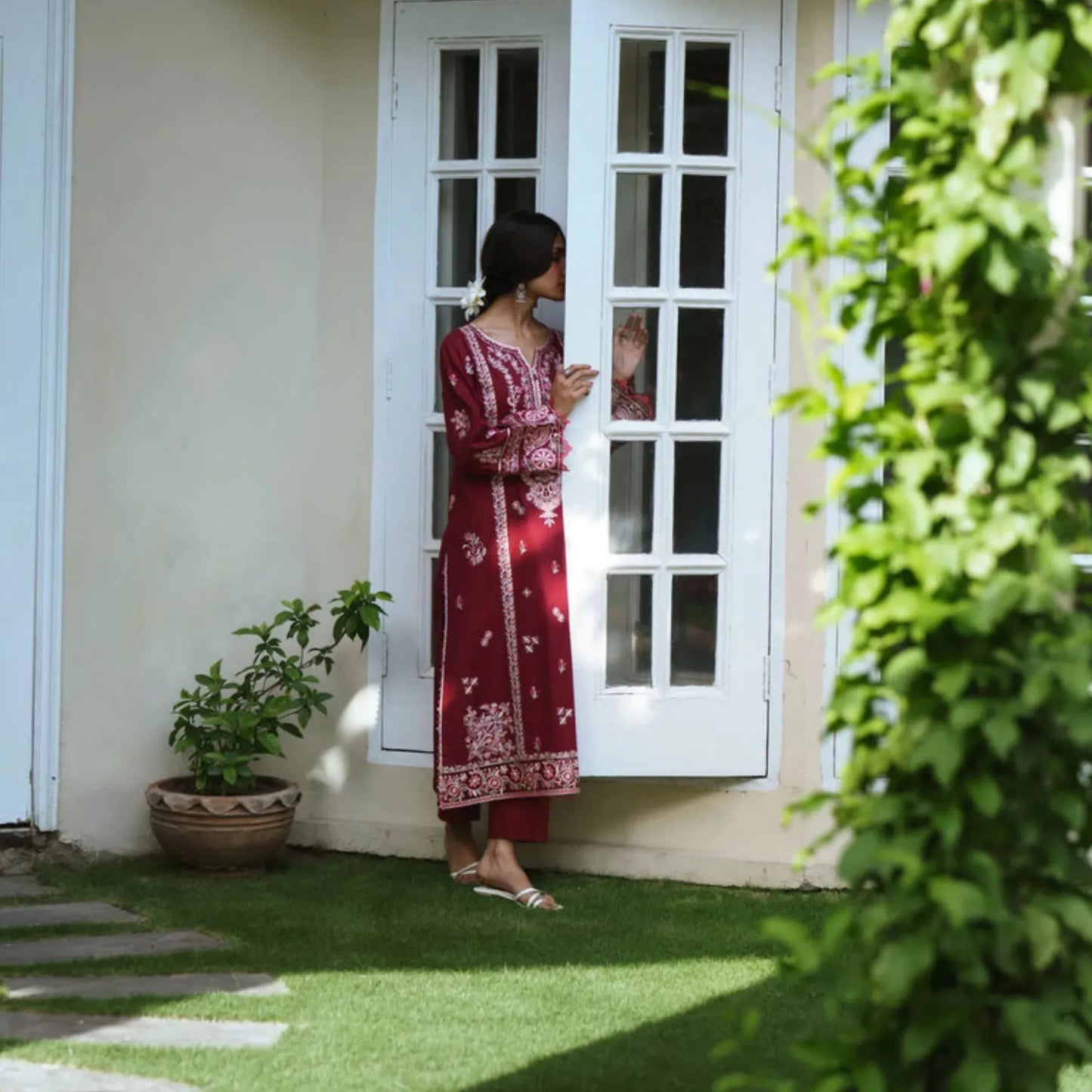 UCA-49 "Breath" Embroidered Cotton Lawn Collection | Casuallite