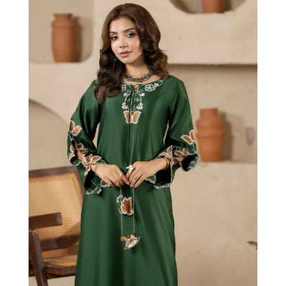 RA-39 Embroidered kaftan 2 Pc - Raniya.h