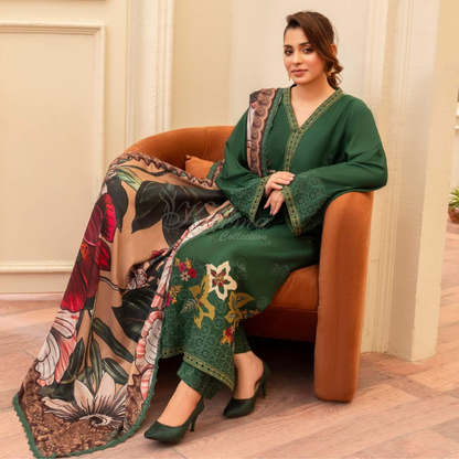 3 Pc Ready to Wear Embroidered Collection | Karma Collection | UMKC01001