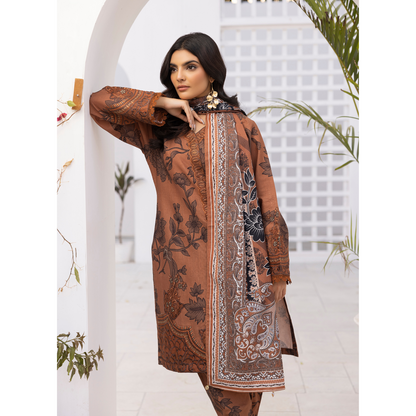 3 Pc Luxury Khaddar Ready to Wear Embroidered Printed Collection by Simrans