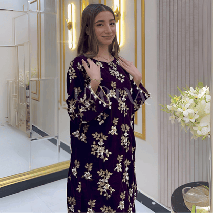 UA-43  Luxury Embroidered Handwork Velvet Collection UMNAA