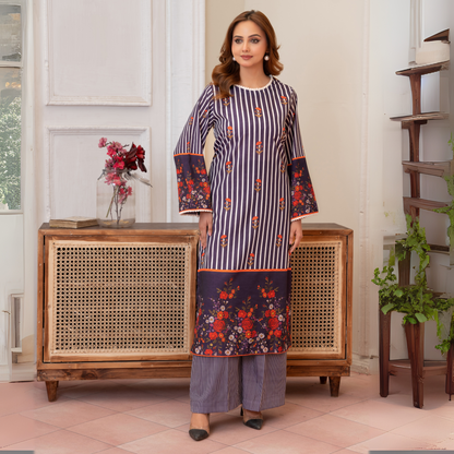 RA-16 2 Printed Silk Pakistani Co-Ords Set | Ready to Wear | Raniya.h
