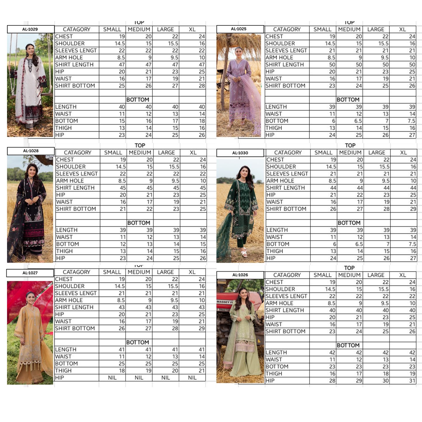 UAL-105 Luxury Festive Lawn Embroidered Mother–Daughter Matching Outfit Set by ALLY'S