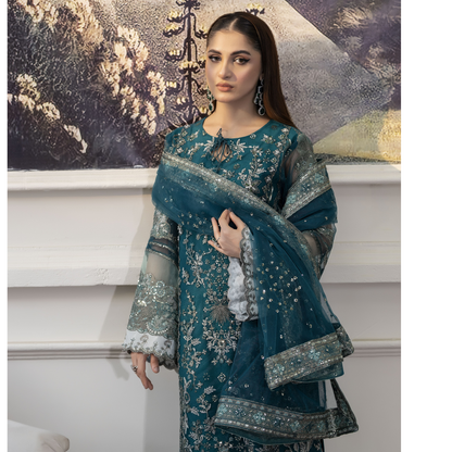 UTT-08 Luxury Festive Net Collection | Ready to Wear | Traditional Thread