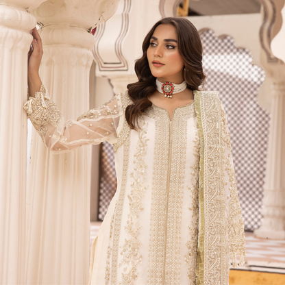 UMS-30 "Nureh" by Simrans 3 Pc Ready to Wear Pakistani Festive Collection