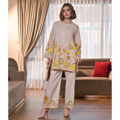 USN-17 Printed Cambric Cotton Co-Ords Set by Saphron