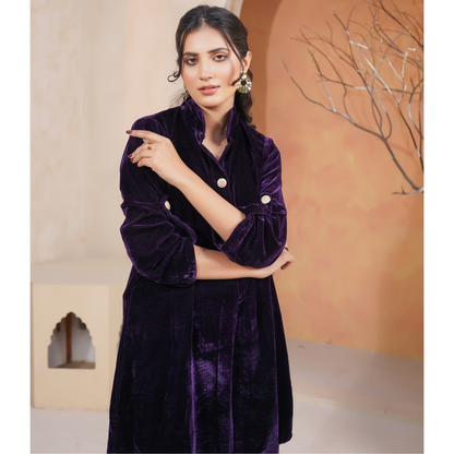 UMS-46 Velvet Co-Ords set by Simrans | Ready to Wear | Asian Clothes