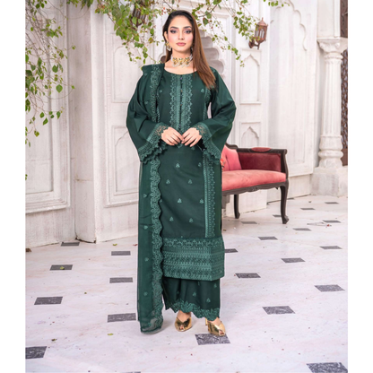 UMRZ-53 "Asim Jofa LUX " Embroidered Dhanak Collection By Rangz