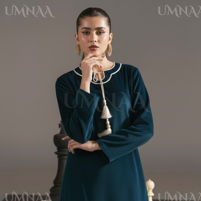 UA-152 Solid Velvet Farshi Shalwar Collection by Umnaa