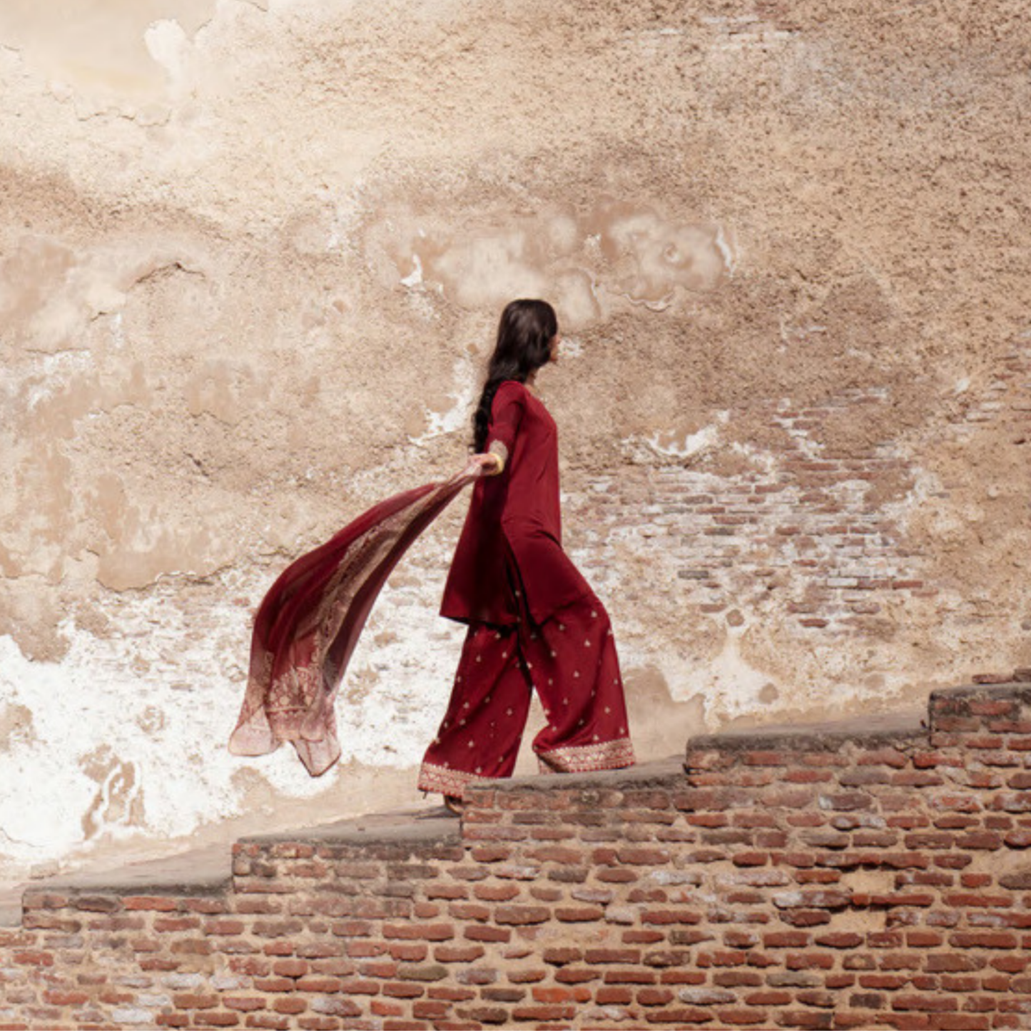 UCA-34 "ISHQIA" Festive Drop Embroidered Viscose Collection by Casuallite