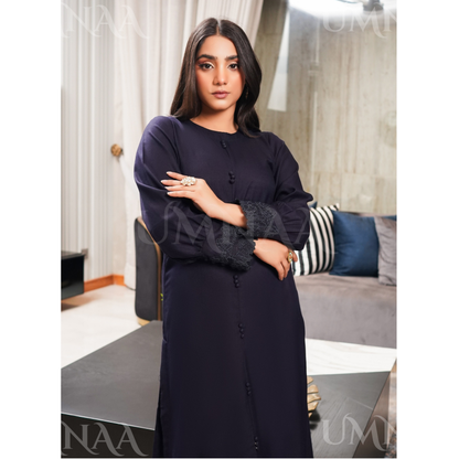 UMS-53 Solid Embroidered Dhanak Co-Ords Set | Ready to Wear | Simrans