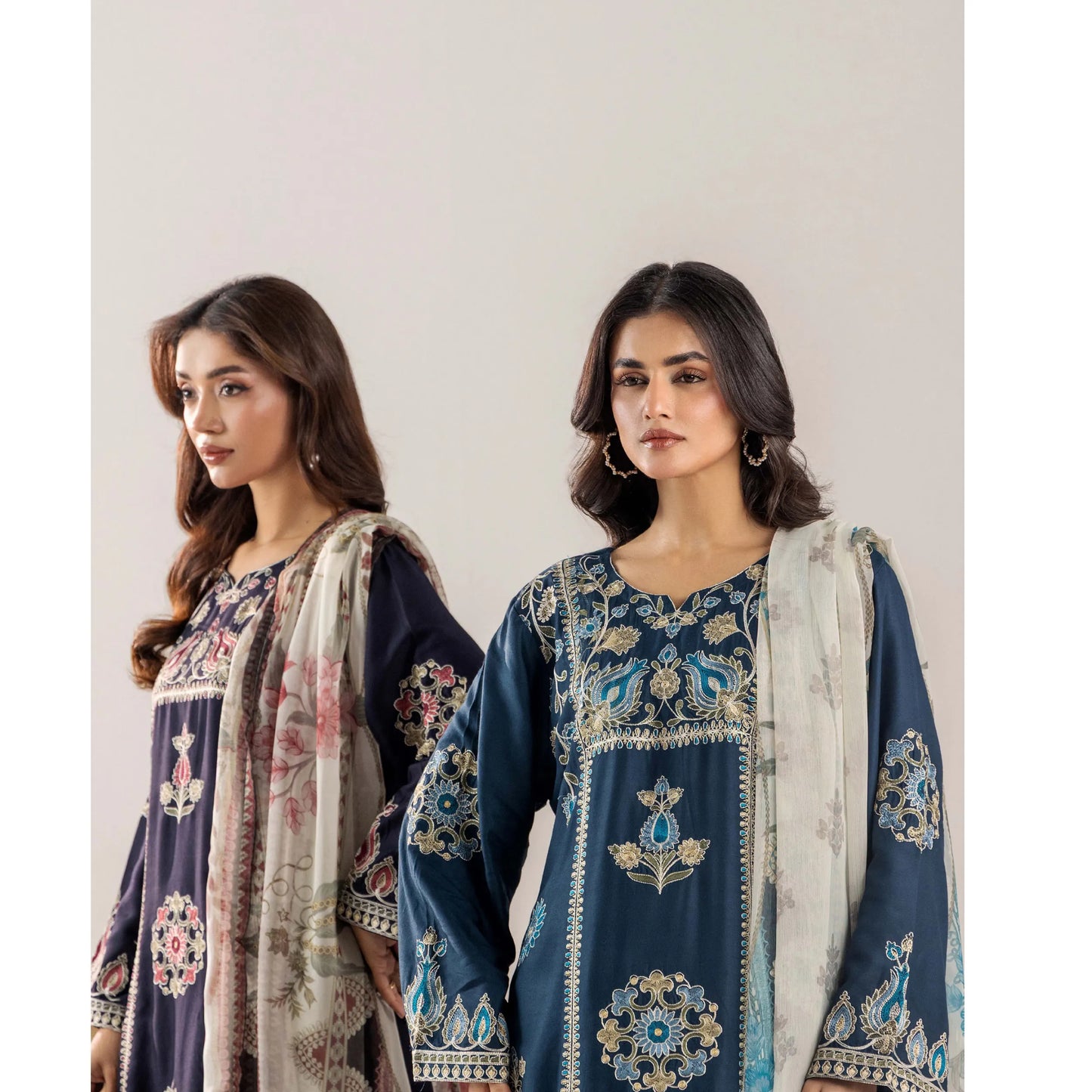 UTT-18 VOL 2 Embroidered Printed Linen Festive Collection by Traditional Thread