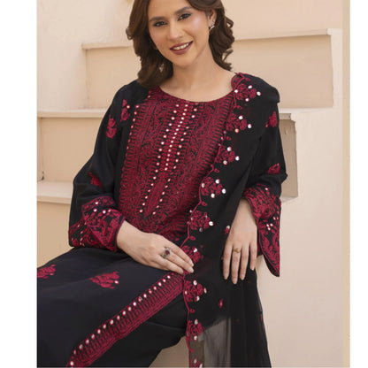 UA-179 Embroidered Linen Festive Collection by Umnaa
