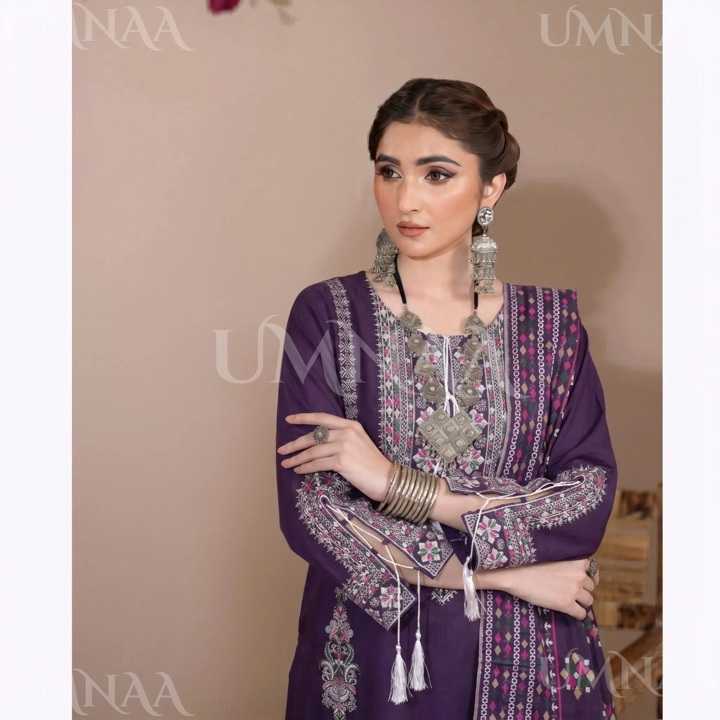 UA-195 Embroidered Cotton Collection by Umnaa | Ready to Wear Pakistani Asian Clothing Regular price£44.99 GBP