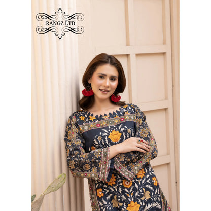 UMRZ-59 Printed Lawn Co-Ords set Collection by Rangz | Ready to Wear Pakistani Asian clothes