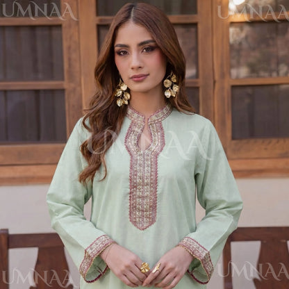 USP-07 Embroidered Farshi Shalwar Co Ord Set by Sha Posh | Ready to Wear Pakistani Asian clothes