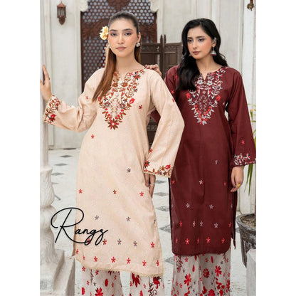 UMRZ-63 "Aleezay Prints" by Rangz Printed Lawn Co Ord set collection| Ready to Wear Pakistani Asian clothes