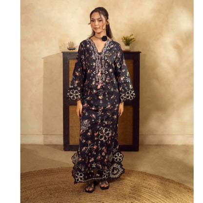 UGL-01 Printed Lawn Kaftan 2 Piece Set by Guzel
