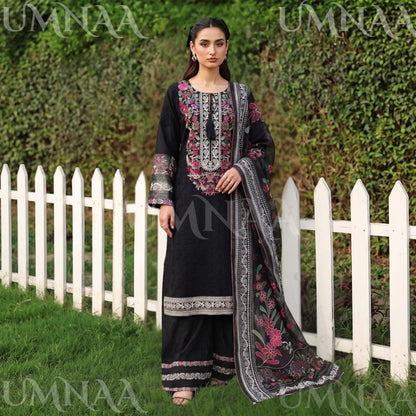 UA-269 Embroidered Cambric Cotton 3 Pc Collection | Umnaa