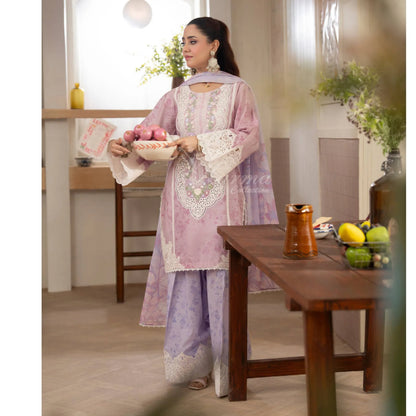 "Flora" Embroidered Lawn 3 Pc Collection | Karma Collection