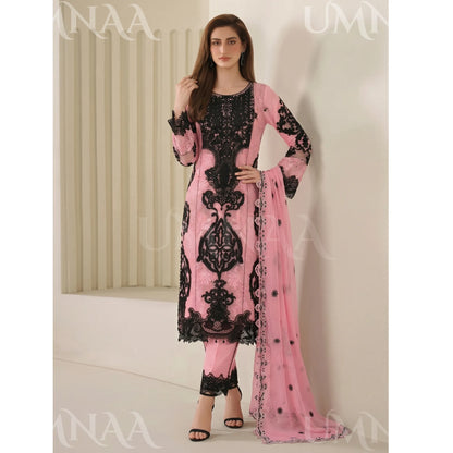UA-283 Embroidered Chiffon 3 Pc Collection | Umnaa