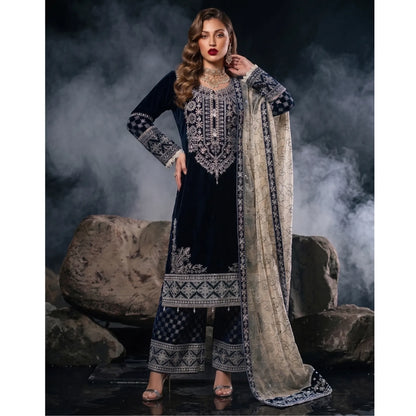 UA-323 Luxury Velvet Collection 3 Pc | Umnaa