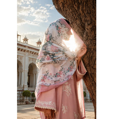 UCA-43 "HER" Collection Embroidered Cambric Cotton by Casuallite 3 Piece Suit for Women | Ready to Wear Pakistani Dress