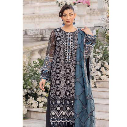 UTT-11 "Jab We Met" Embroidered Luxury festive 3 Pc Pakistani Dress by Traditional Thread