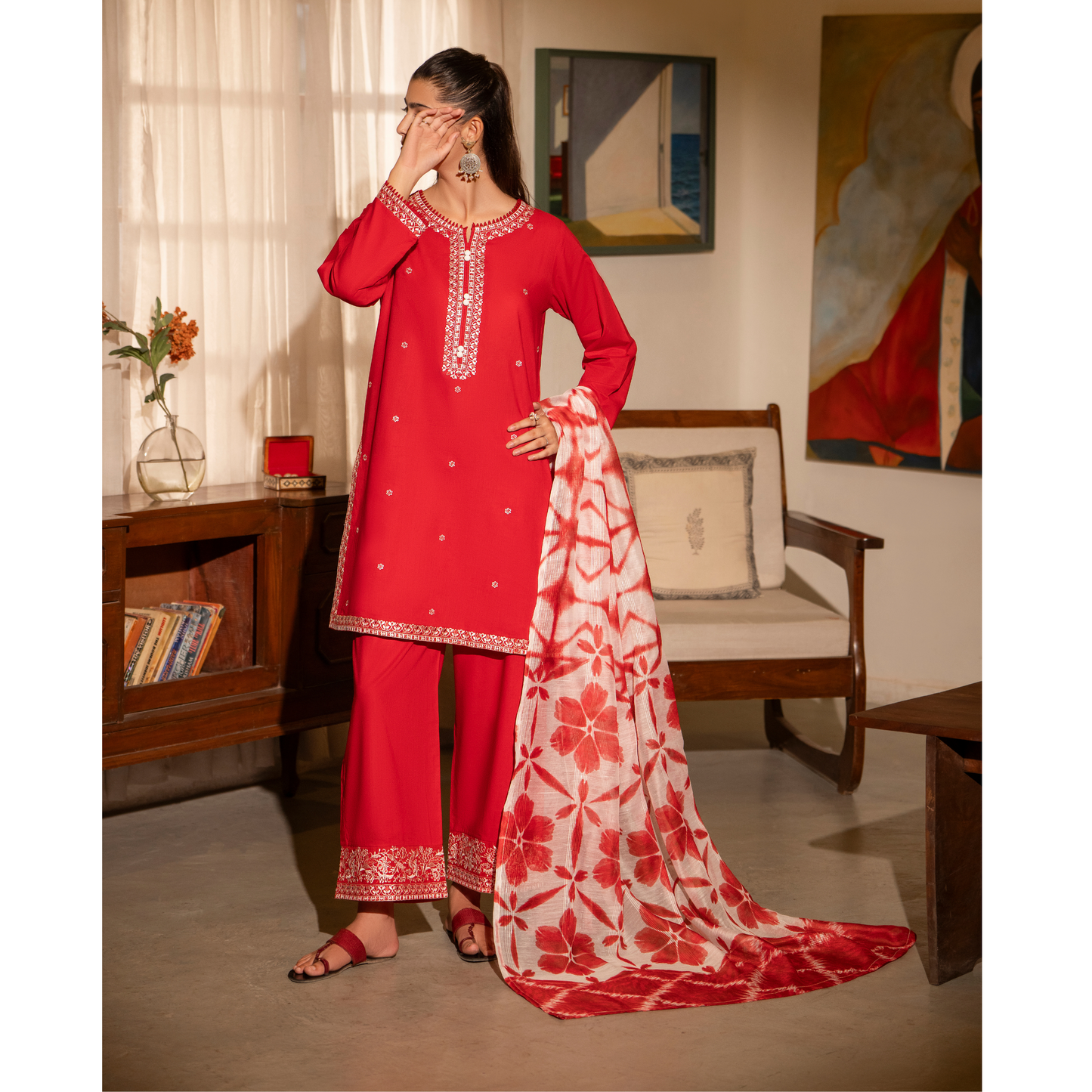 UCA-24 "Saavan" Premium Cotton Embroidered Collection by Casuallite