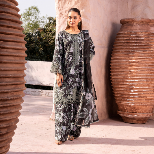 RA-17 Embroidered Printed Lawn Collection | Ready to Wear | Raniya.h