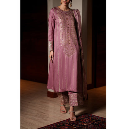 UCA-37 EALA Festive Embroidered Viscose Dress with Printed Silk Dupatta | Women’s Festive Wear Pakistani Designer Outfit by Casuallite