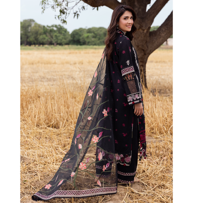 UAL-105 Luxury Festive Lawn Embroidered Mother–Daughter Matching Outfit Set by ALLY'S