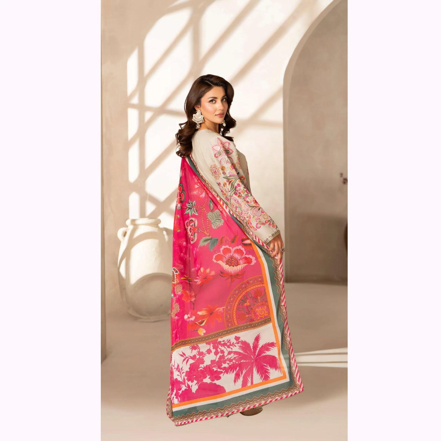 KC-1562 "Ferisha" Embroidered Festive Collection by Karma Collection